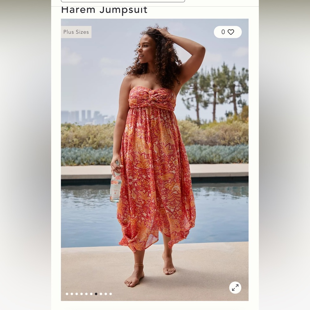 Anthropologie Harem Jumpsuit